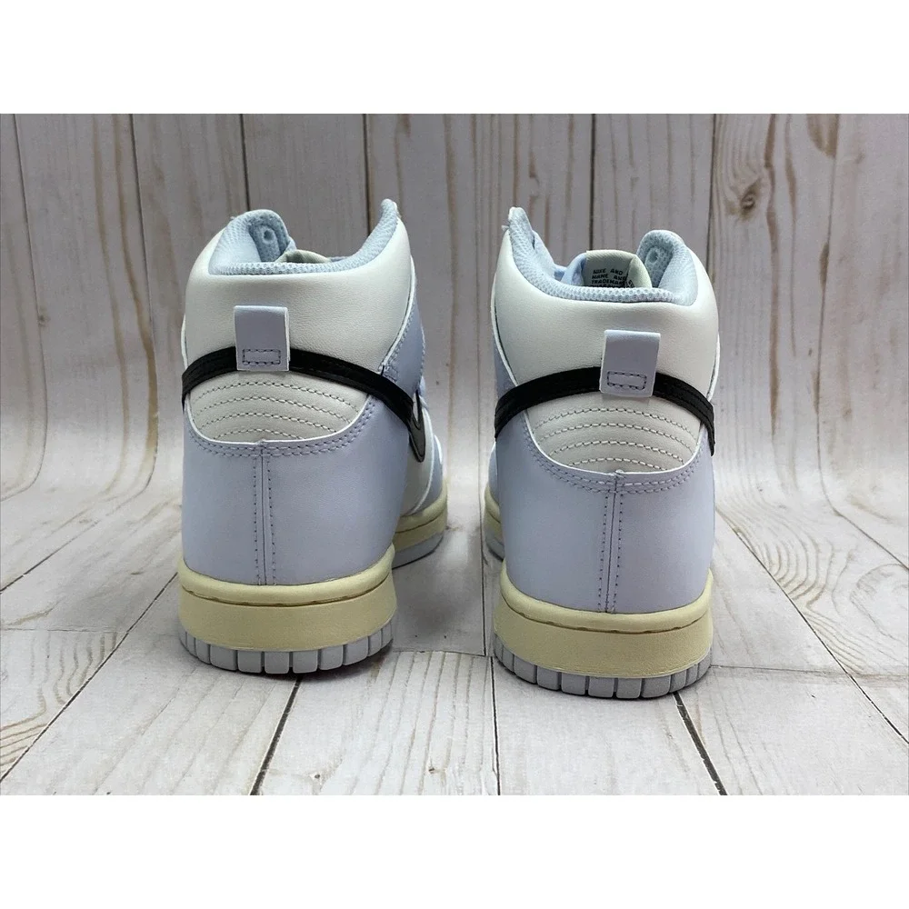 Nike Dunk High GS‎ Football Grey Black Youth Size 6.5Y DB2179-110 New